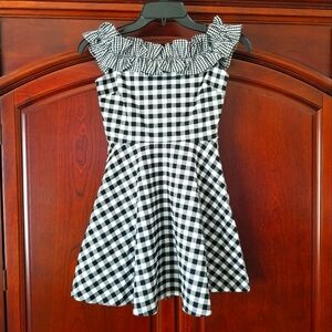 black and white dress for teenager Kids 'Lilly' Vintage Striped 50's Children's Girls Dress - Black / 5